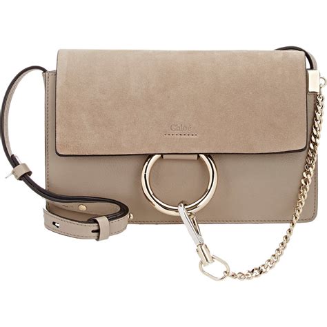 chloe faye bag grey